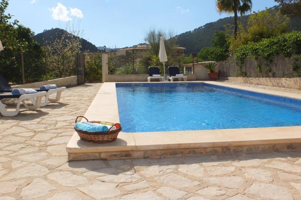 Villa Maria, Bonita Casa Con Jardin Y Piscina Privada En Andraitx Luaran gambar